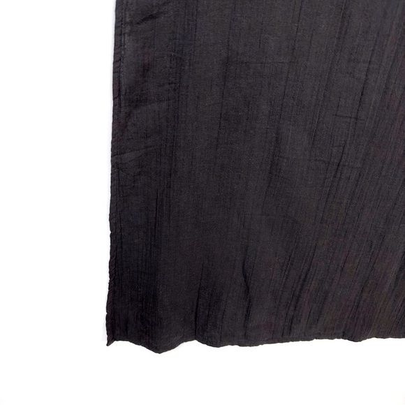 NEW O'Neill Black Kayson Maxi Cover-Up Dress Size Small High Side Slits - Picture 11 of 14